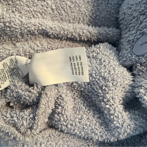 ASOS Design Fluffy Boucle Blue Button-Up Cardigan US Size 8 - Picture 5 of 5